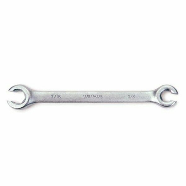 Williams Flare Nut Wrench, 1/2 x 9/16 Inch Opening, 6 3/4 Inch OAL JHW10602